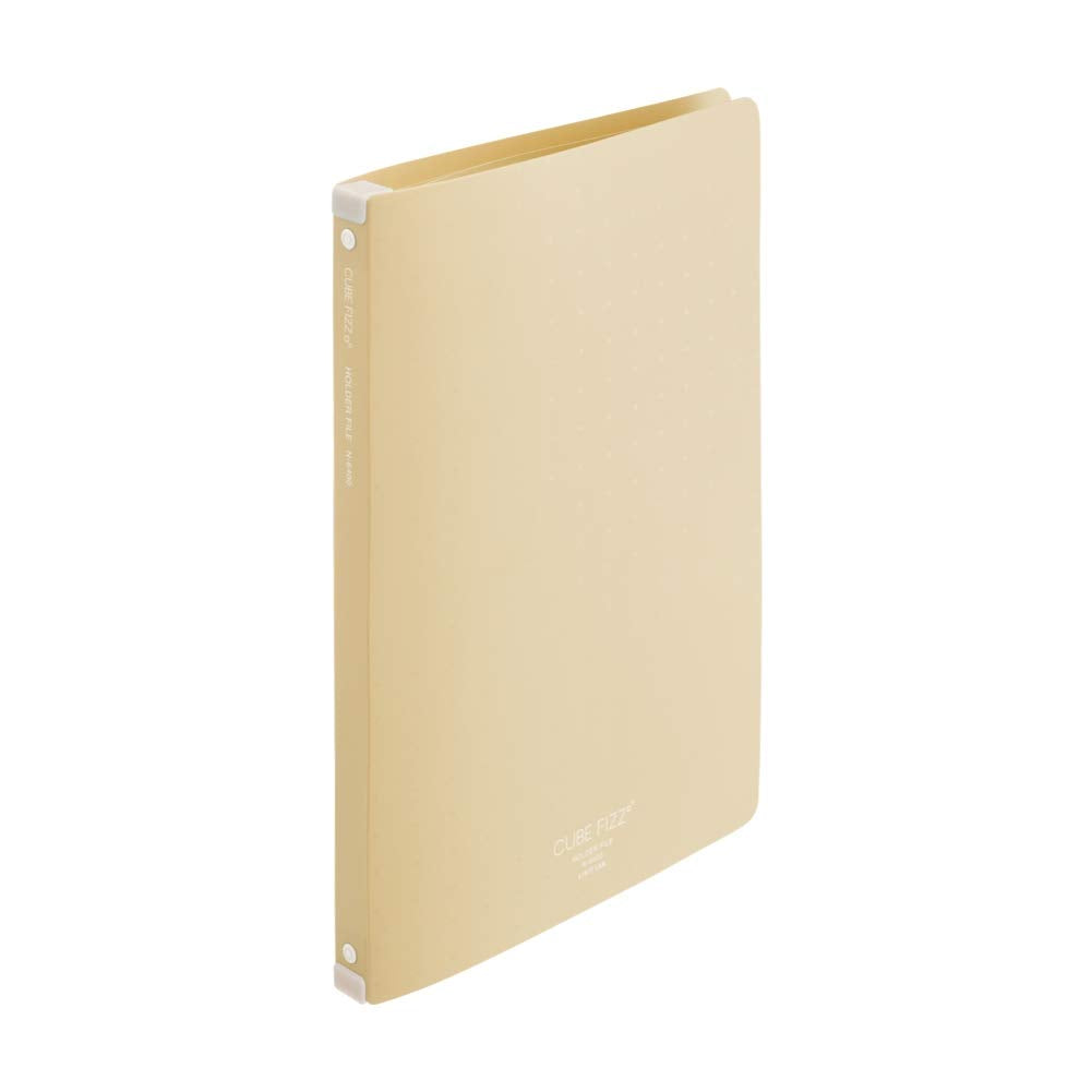 Lihit Lab N6400-16 CUBEFIZZ Holder File, Wired, A4, S Shape, Beige
