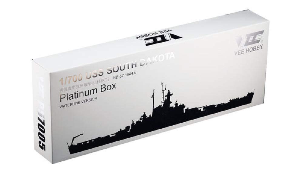 VEE P57005 1/700 USS South Dakota BB-57 1944.6 Platinum Box Plastic Model Kit