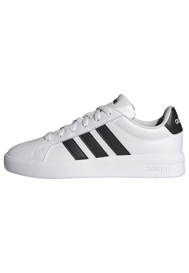 adidas Unisex-Kids Grand Court 3.0 J, White/Black, 6
