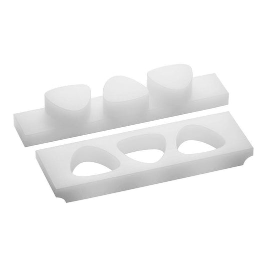 Yamagata [polyethylene] push lid rice ball type B type 3-hole small BON132 (japan import)