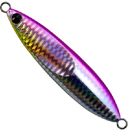 Palms R-100 Slow Brat Metal Jig Lure, Pink Back Glow