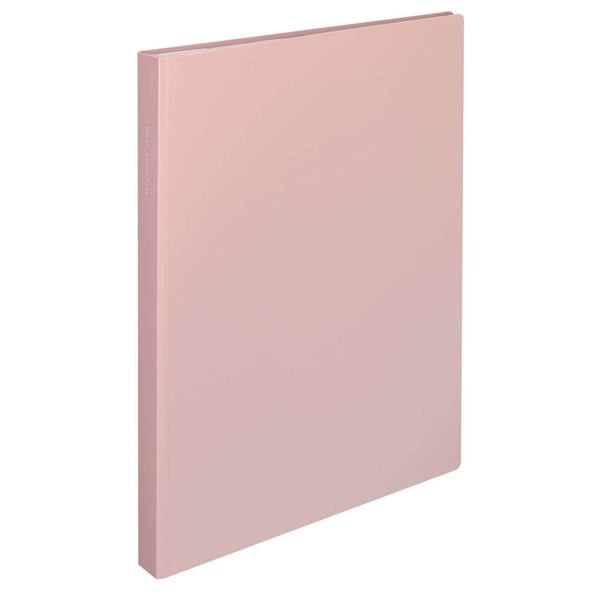 Sekisei SEL-2824-27 Separate Clear File, A4-S, 40 Pockets, Pale Pink