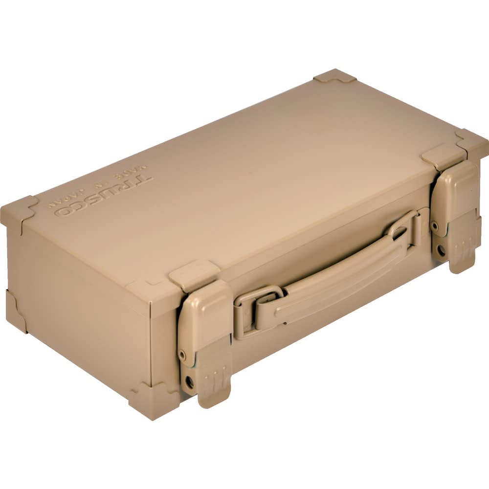 Trusco Nakayama CT-260-LS Trunk Tool Box, Light Sand, W10.6 x D5.7 x H2.7 inches (270 x 145 x 70 mm)