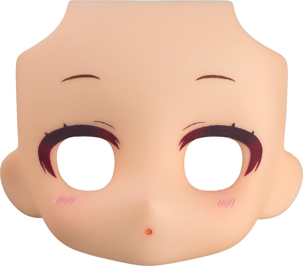 Good Smile Company Nendoroid Doll: Narrows Eyes with Makeup (Peach) Face Plate
