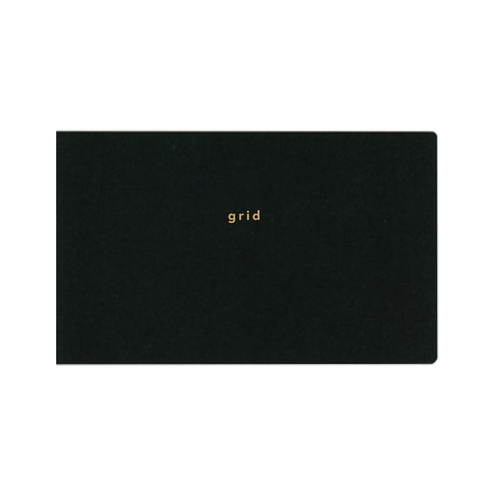 ダイゴー Daigo isshoni. R1727 Notebook, Notebook, Thick, Grid, Compatible with 13-Inch, Black