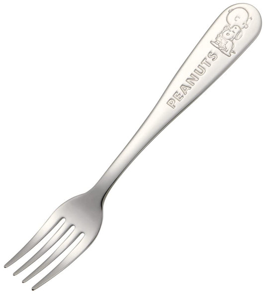 Skater FS1C-A Stainless Steel Fork for Adults, Engraved Snoopy