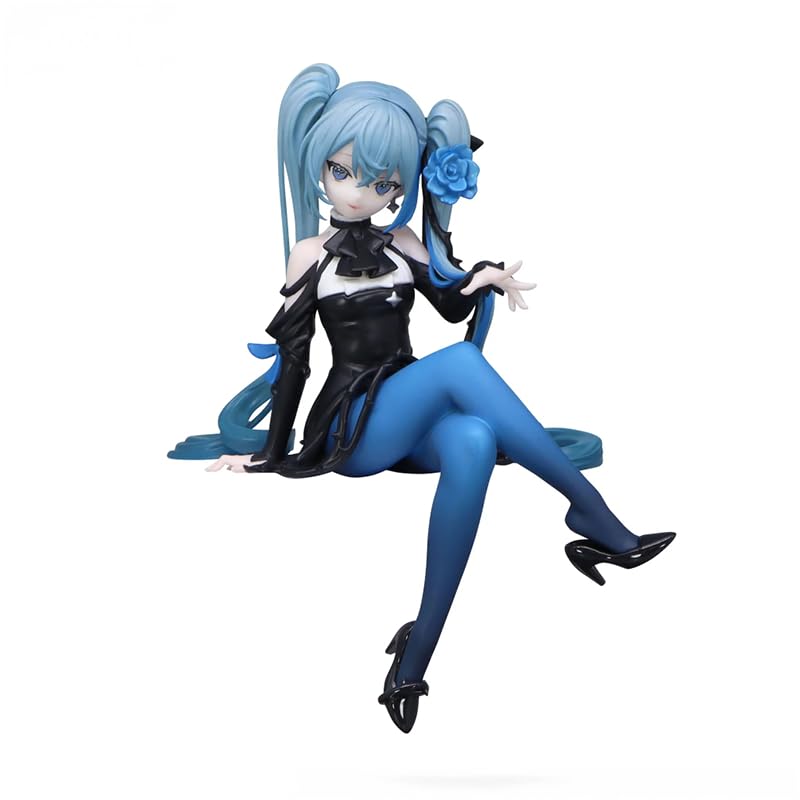 Furyu - Hatsune Miku Blue Rose Ver. Flower Fairy Figure Noodle Stopper 14cm