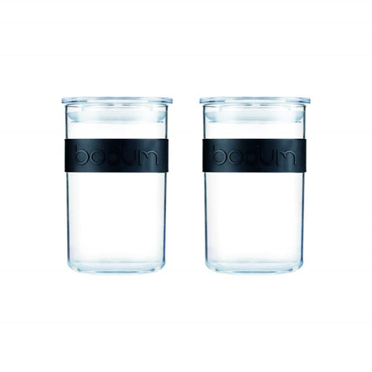 BODUM K11828-01SA Storage Jar, Black, 0.6 l