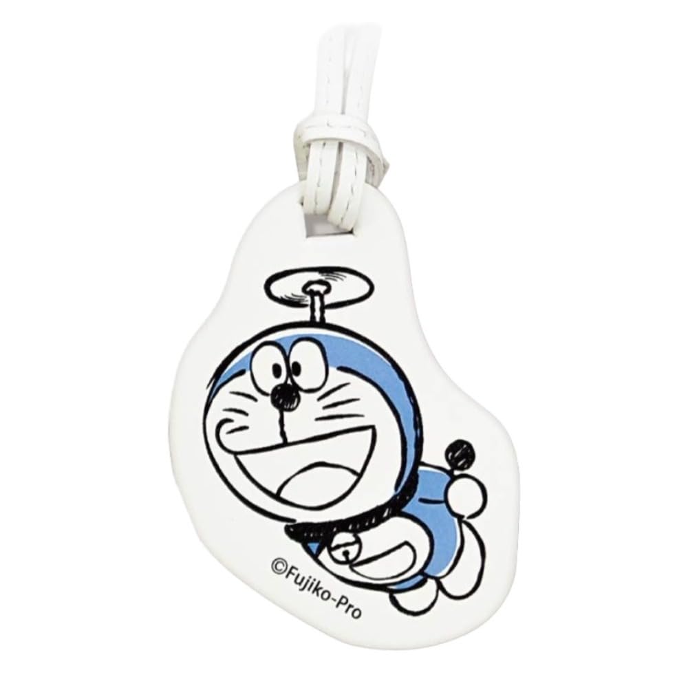 マリモクラフト(Marimocraft) Marimo Craft DRSR-299 Genuine Leather Bag Charm WH Simple I'm Doraemon W 2.2 x H 2.8 inches (55 x 72 mm)