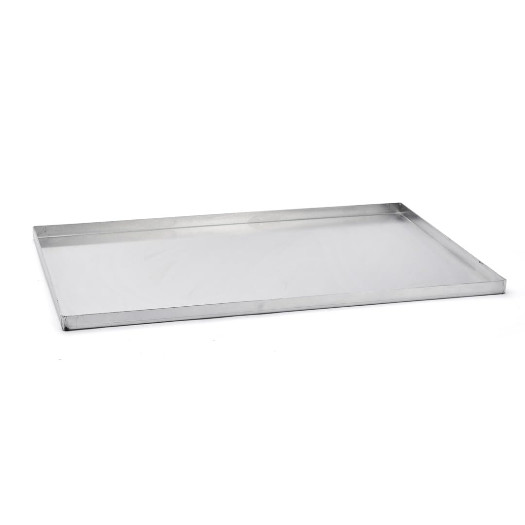 De Buyer Aluminium Sheet 1.5 mm thick Bords droits L 60cm / l 40cm / H 2cm