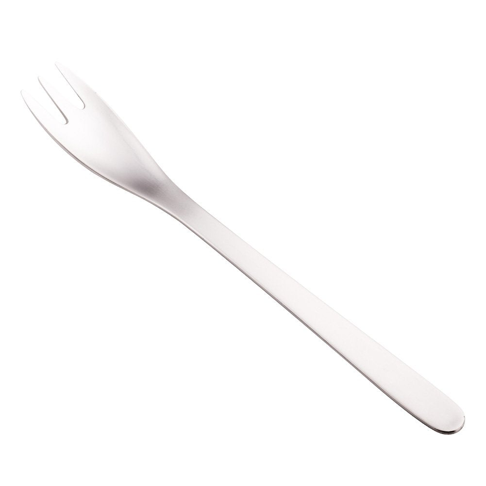 Sori Yanagi Cutlery with Simple Form for Easy Use, Tsubamesanjo Stainless Steel Cake Fork, Sleek Design for Smooth Texture, Dishwasher Safe, 18-8 Stainless Steel