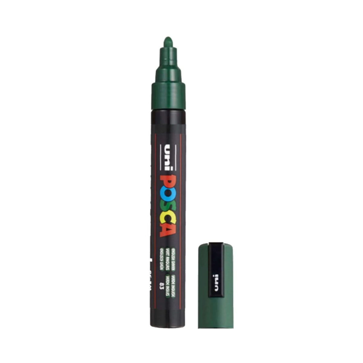 Posca Paint Marker - English Green, Bullet Tip, 2.5 mm
