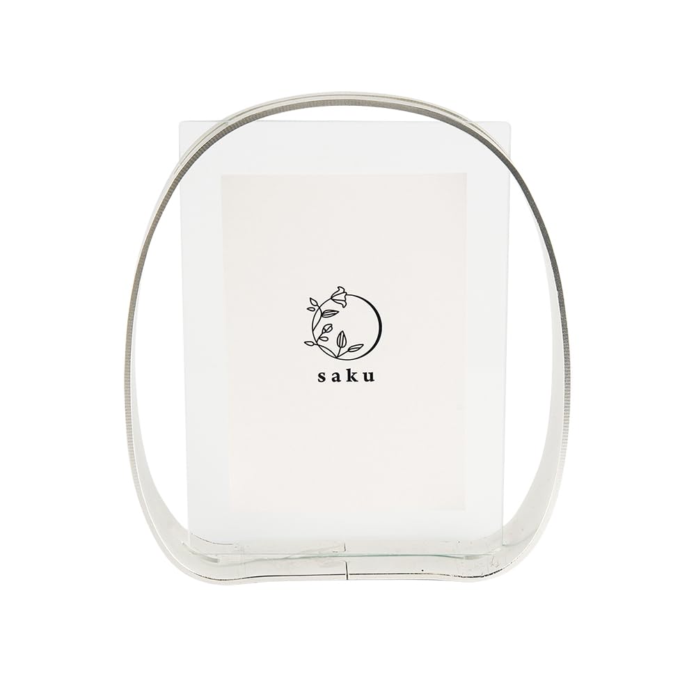 キシマ(Kishima) Kisma Rin Photo Frame Silver Size: Approx. 7.3 inches (18.5 cm), D4 H8.5 inches (21.5 cm), KP-31435