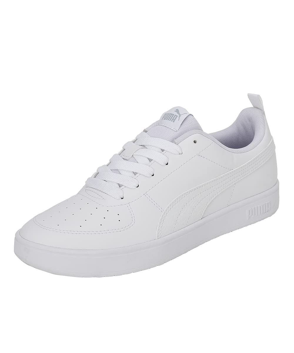 Puma Unisex Rickie Sneaker, Puma White Puma White, 9.5 US