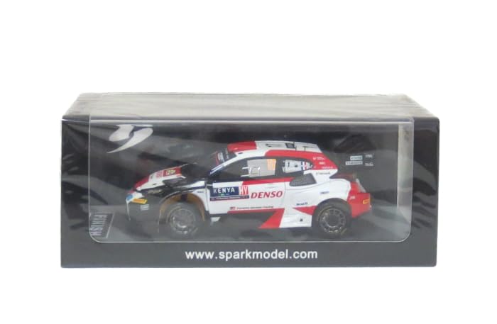 Spark 1/43 Toyota GR Yaris Rally 1 2023 Safari Rally Winner #17 S. Ogier Finished Product