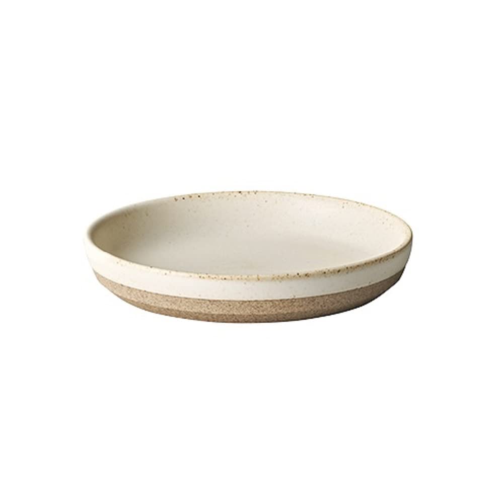 KINTO 29610 CLK-151 Plate, 3.9 inches (100 mm), White, Microwave and Dishwasher Safe
