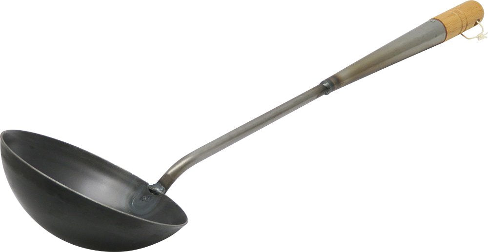Wahei Freiz AD-022 Kitchen Tools Chinese Food Fried Rice Ladle, Ajido, 7.8 fl oz (200 ml), Iron, Made in Japan