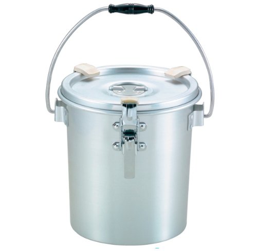 オオイ金属 Anodized Round Double Food Can with Clip 237-H