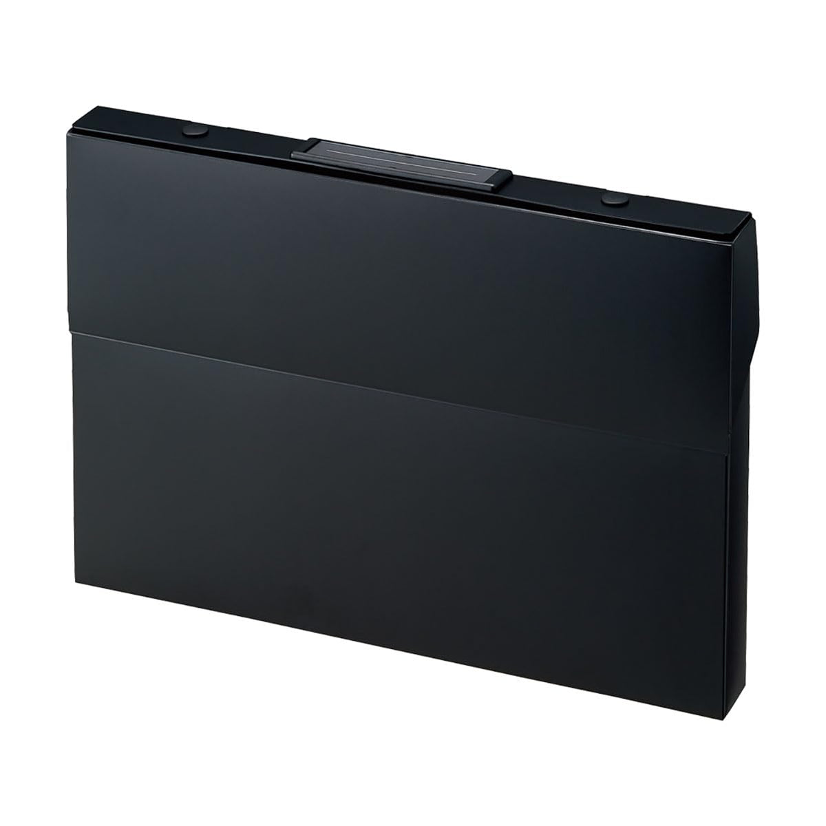 LIHIT LAB. Roomy Case File A4 Black A-799-24