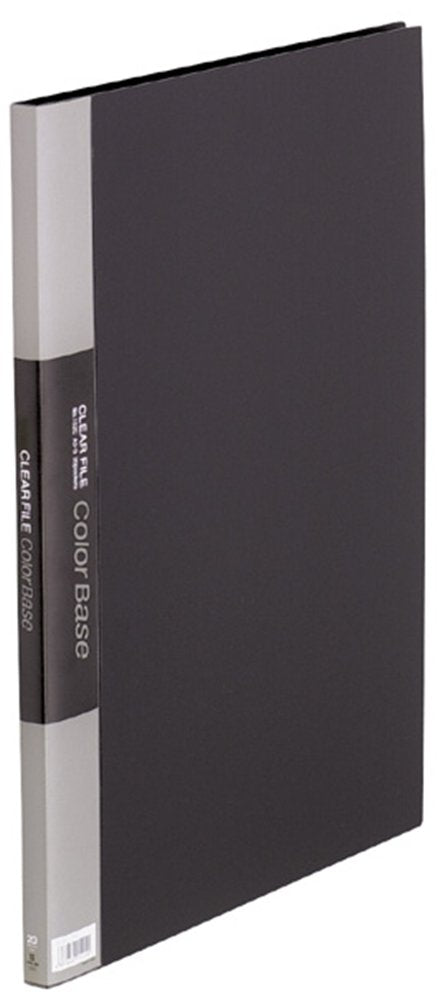 Kingjim A3S Clear File, Black, 152C Black
