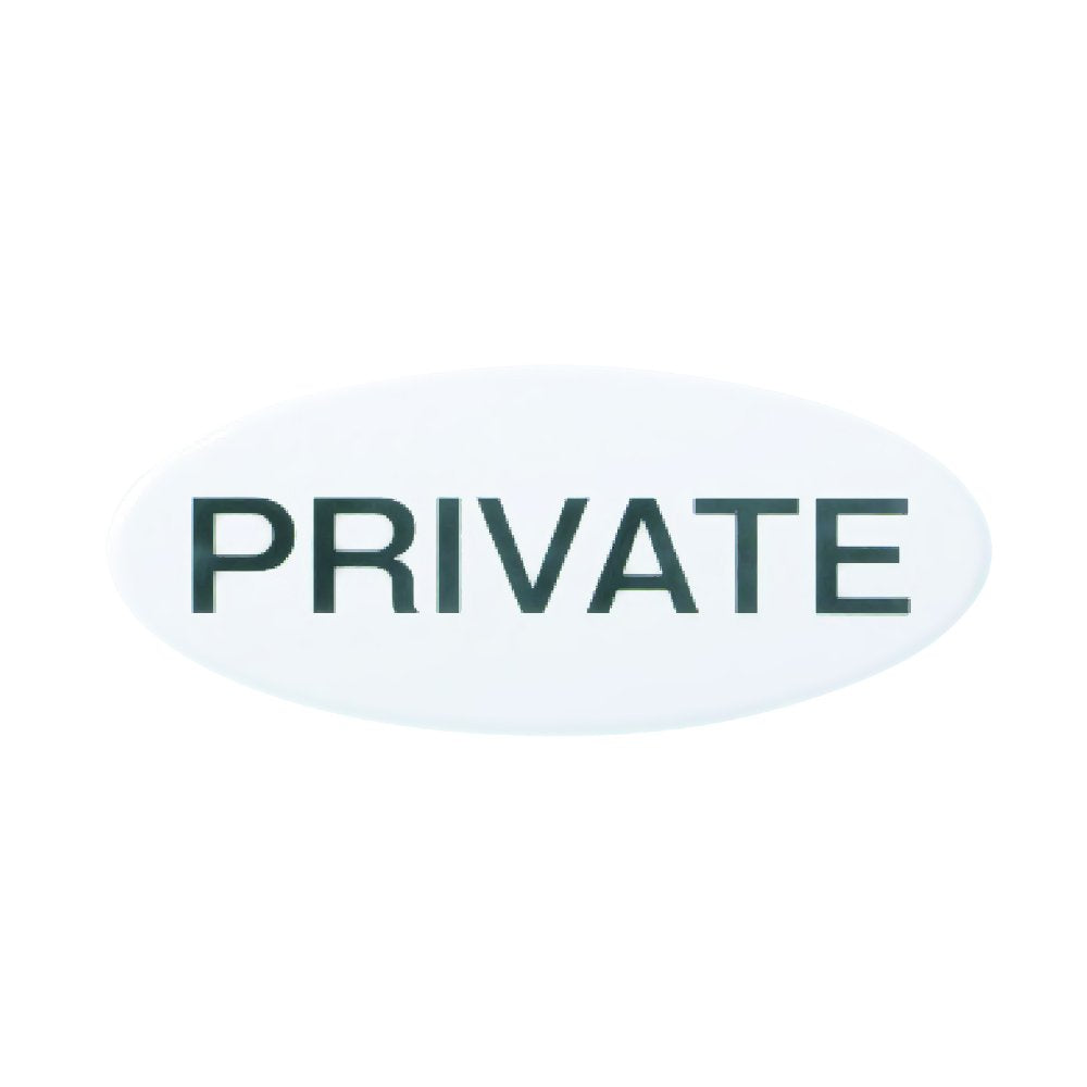 Polar Cheek Sign Private NP – 35 – 5 Oval 90 X 38 mm X 2.5 Tee White