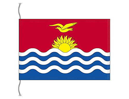 [Kiribati Tabletop Flag Flag 16 × 24 cm with high-grade TR]
