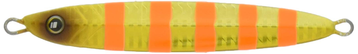 Major Craft TJD SLOW-100#4 Metal Jig, Tachijigi Dojo Slow Fall Jig, ZEBLA RED Gold 3.5 oz (100 g)