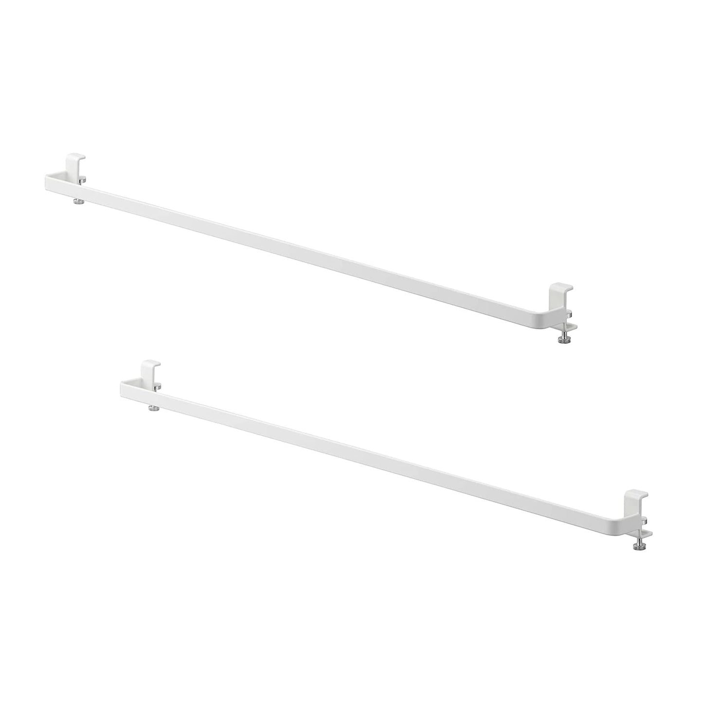 Yamazaki Industries 5619 x 2 Indoor Clothes Dryer, Hanger Bar, Set of 2, Tower, Hanging to Camo, Fixing Screws, Laundry Drying Rack, White