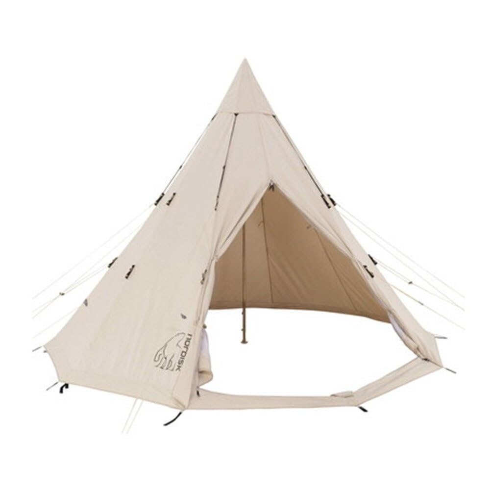 NORDISK 242014 Alheim 19.6 Outdoor Tent, White, for 8-10 People