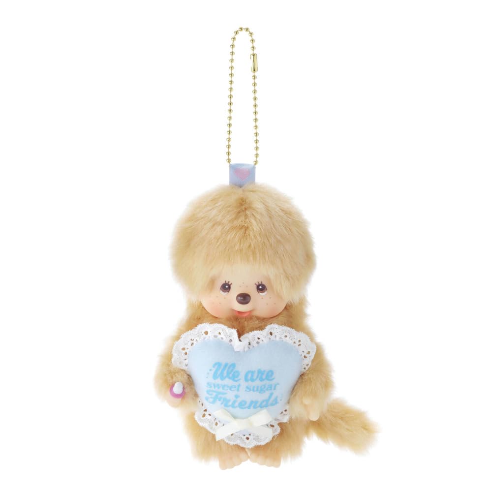 Sekiguchi Monchhichi Sweet Sugar Monchhichi Keychain 205929 H13.5×W8.5×D5.5cm