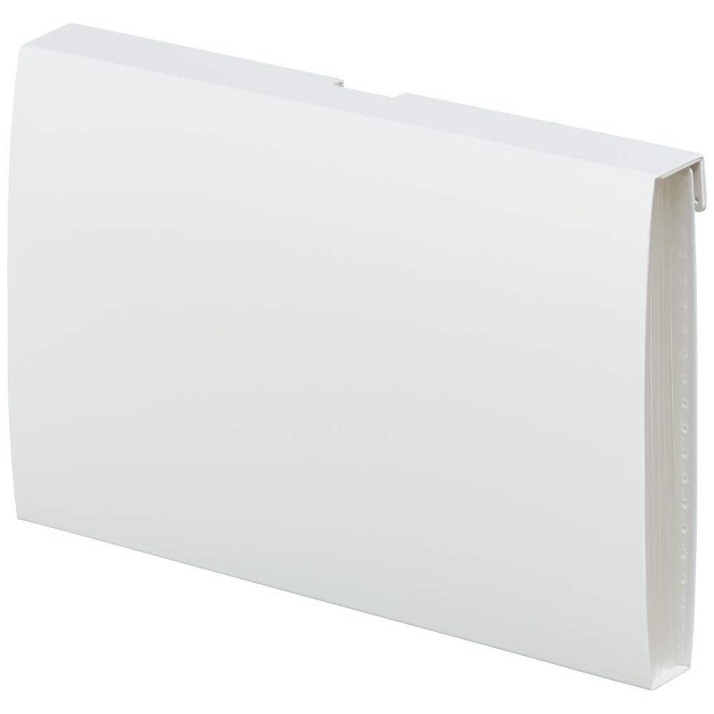King Jim KSP5005 Hull File Storage File with Pocket, White