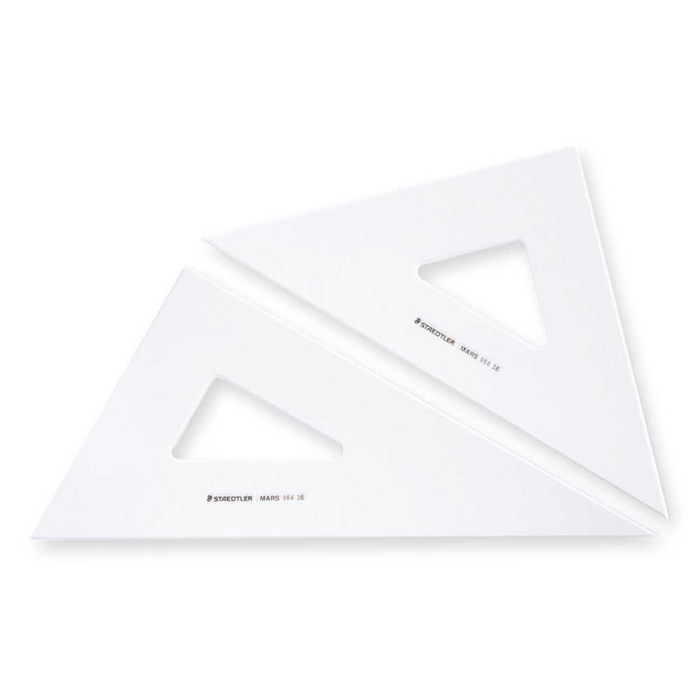 Staedtler 964 36 Triangular Ruler Drafting Set Mars 14.2 inches (36 cm)