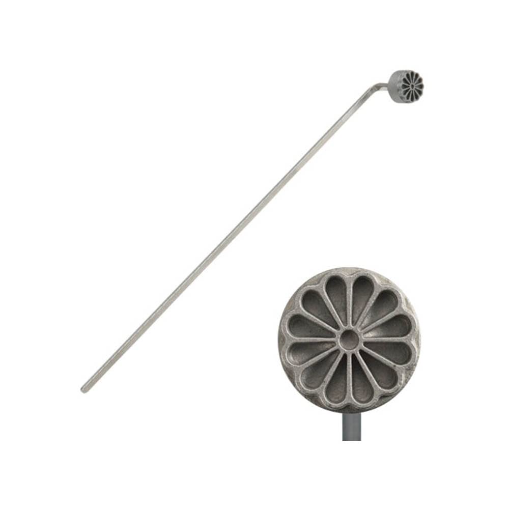 Tiger Crown 1594 Decoration Tool, Silver, 0.9 x 12.0 x 1.7 inches (22 x 305 x 43 mm), 18-8 Stainless Steel, Baked Stamp, Pattern, One Point