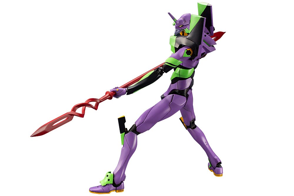 Shin Evangelion KP618X Evangelion Movie Version First Unit with Cassius Spear, Total Height: Approx. 7.5 inches (190 mm), 1/400 Scale, Plastic Model, Molded Color