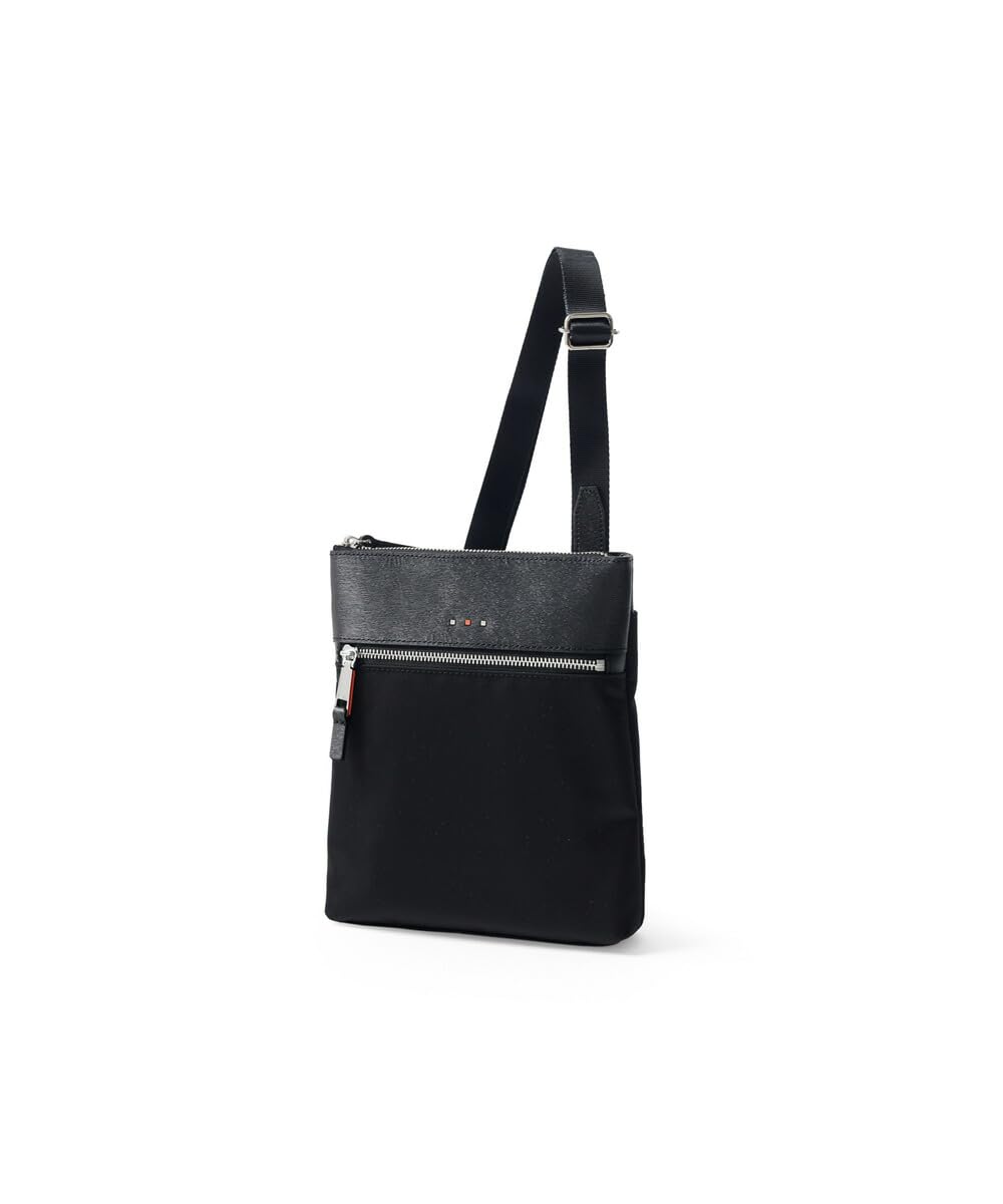IS/IT No. 959101 Ampoule Mini Shoulder Bag, Men's, Compact, Made in Japan, Black, One Size