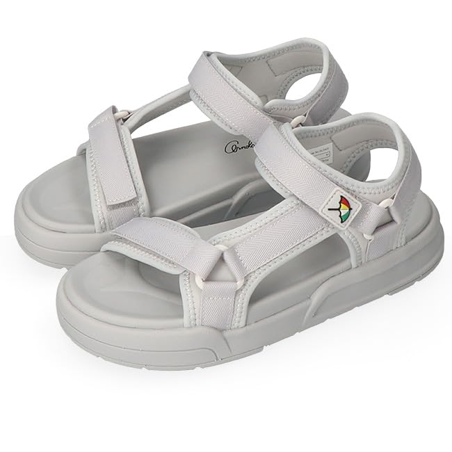 ARNOLD PALMER(アーノルドパーマー) Women's Outdoor Sandals, Gray, (006), S