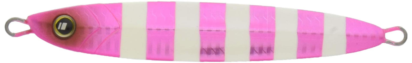 Major Craft Metal Jig, Tajigi Dojo, Slow Fall Jig, TJD SLOW-180#2, ZEBLA Pink, 6.3 oz (180 g)