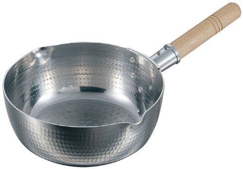 EBM Aluminum Hammered Yukihira Pot (Polished Finish) 9.4 inches (24 cm)
