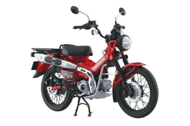 Skynet 1/12 Complete Motorcycle Honda CT125 Hunter Cab Glow In Red