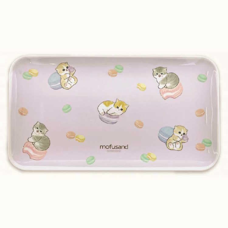 mofusand Melamine Tray, Macaron