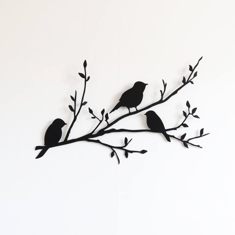 かわ畑(Kawahata) Kawabata Boeki 2206TSF007 Wall Decoration, Bird, Wall Decoration,
