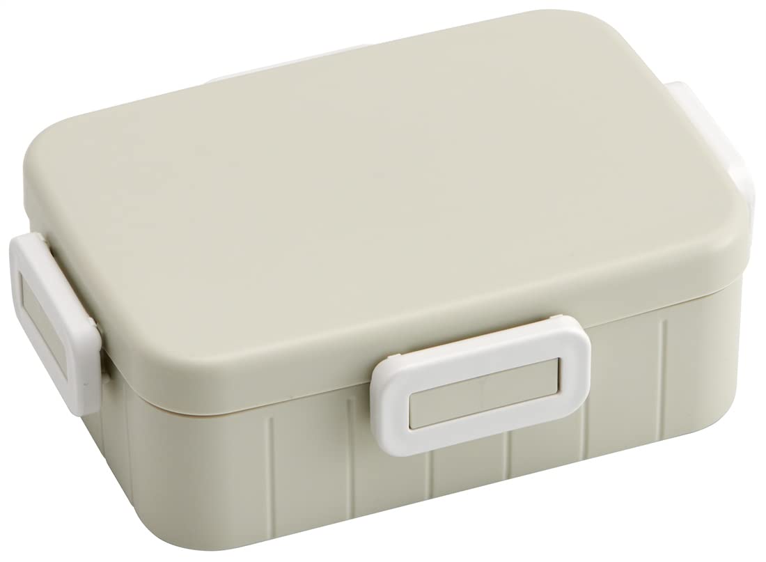 Skater YZFL7AG-A Lunch Box, Dull Gray, 22.0 fl oz (650 ml), 4-Piece Lock, Women's, Made in Japan