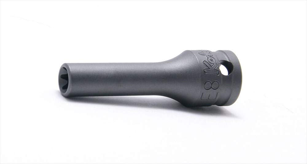 Ko-ken 23325-E16 3/8 Sq. Dr. Industrial Deep TORX E16 Socket - Length 55mm