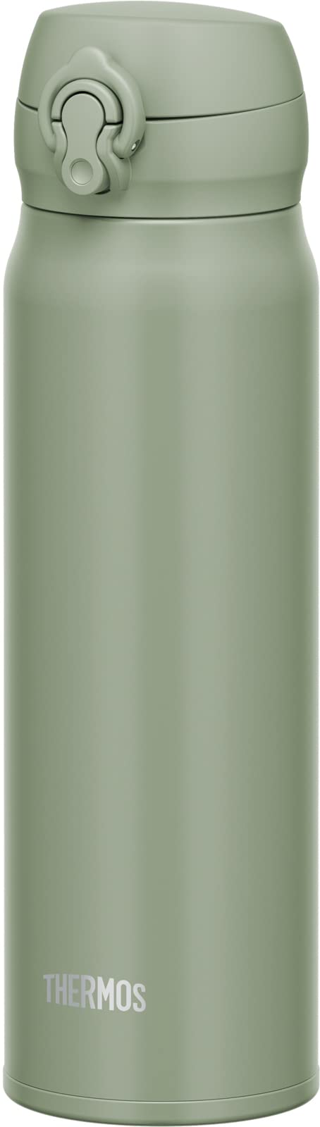 Thermos JNL-606 SMKKI Vacuum Insulated Portable Mug, 20.3 fl oz (600 ml), Smoked Khaki, Easy to Clean, Lightweight Type, One-Touch Opening, Stainless Steel Bottle, Hot and Cold