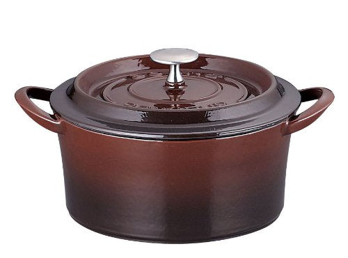 イシガキ産業 Ishigaki Sangyo ABVB515 Bon Bonaire Cocotte, 7.9 inches (20 cm), Brown, Iron Casting, China