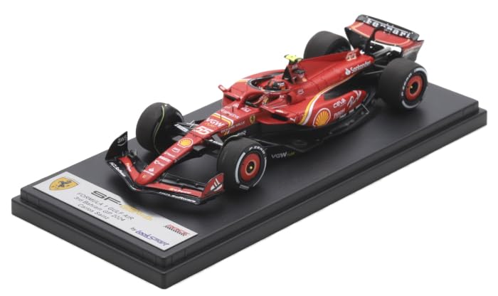 LookSmart 1/43 Scuderia Ferrari SF-24 2024 F1 Bahrain GP 3rd Place #55 C.Sainz Finished Product