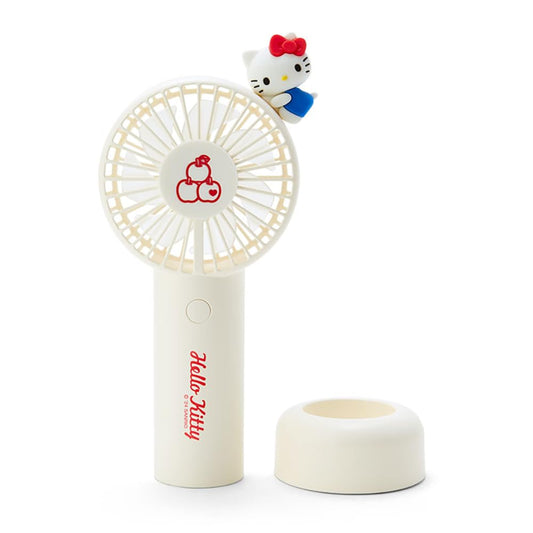 Sanrio 212091 2-Way Fan Hello Kitty, Hello Kitty, 7.1 x 3.9 x 1.6 inches (18 x 10 x 4 cm), Character
