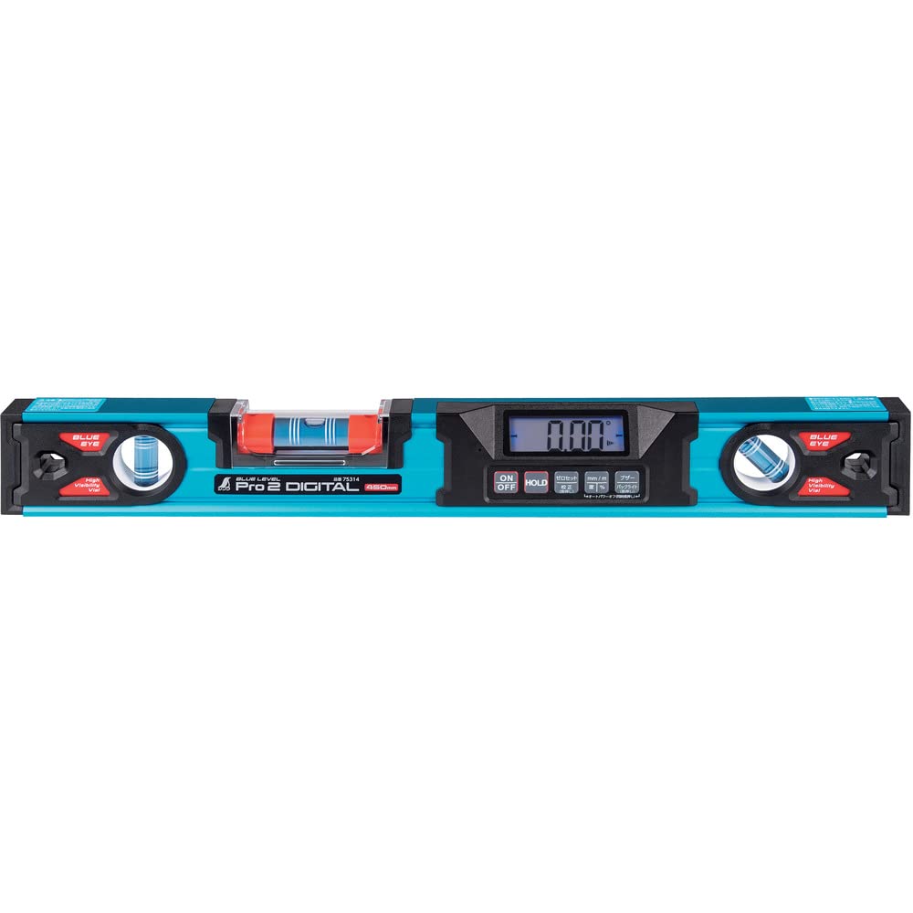 Shinwa Rules 75314 Blue Level Pro2 450mm Dustproof Waterproof Digital Level