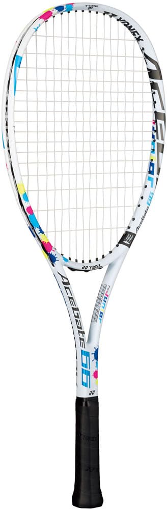 YONEX G00 ACE66G Soft Tennis Racquet, Ace Gate 66 (Stretched), White (011)