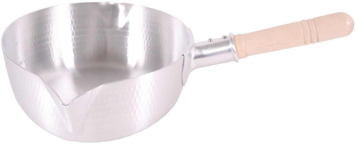 Aluminum Hammered Pelican Yukihira Pot, 8.9 inches (22.5 cm)